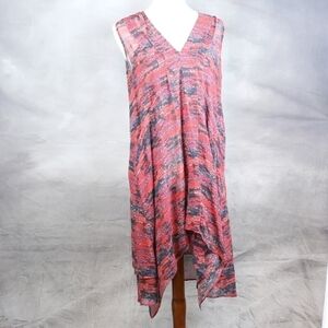 Rachel Zoe 100% silk sleeveless swimsuit coverup S